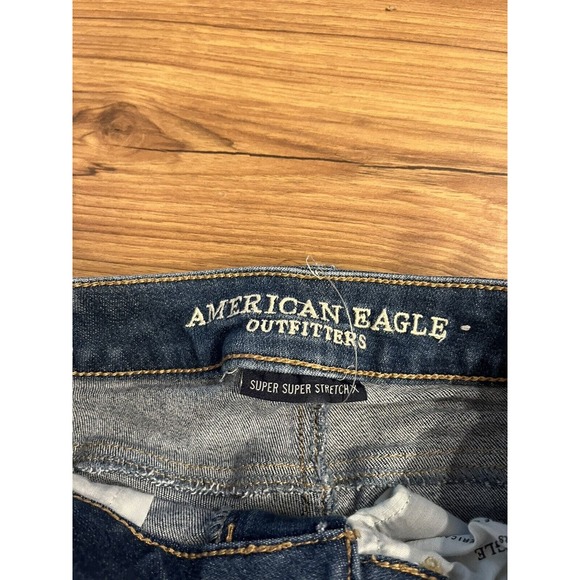 American Eagle Jeans Women's Size 0 Short Stretch Skinny Jeggins Denim - Picture 3 of 12